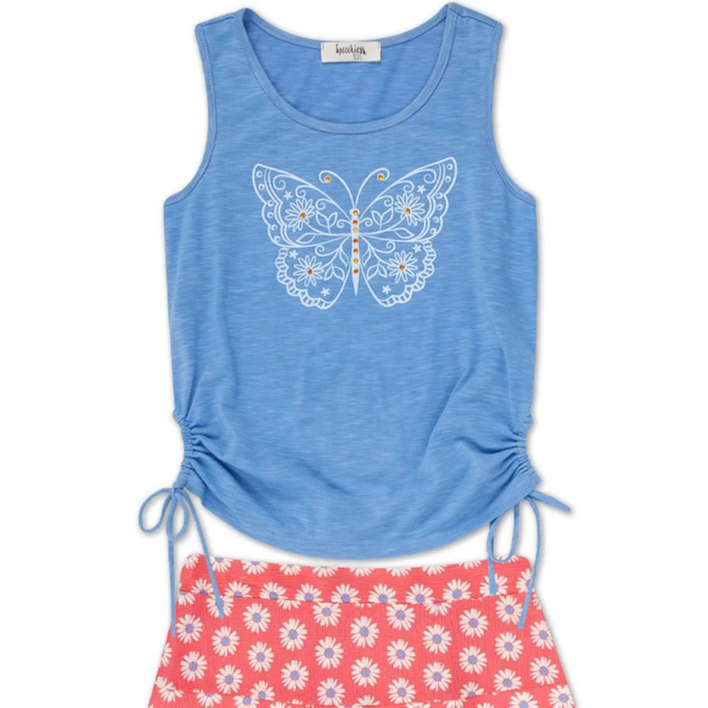 商品Speechless|Big Girls Butterfly Print Skirt and Top Set,价格¥143,第3张图片详细描述