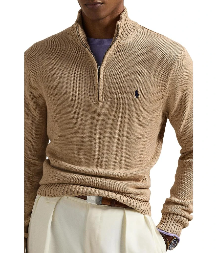商品Ralph Lauren|Cotton 1/4 Zip Sweater,价格¥535,第3张图片详细描述