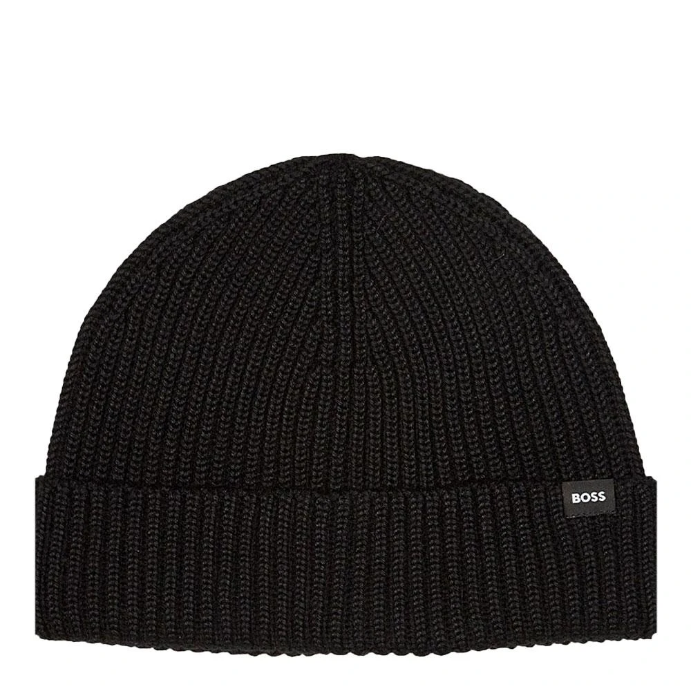 商品Hugo Boss|BOSS Pedro Beanie - Black,价格¥343,第1张图片