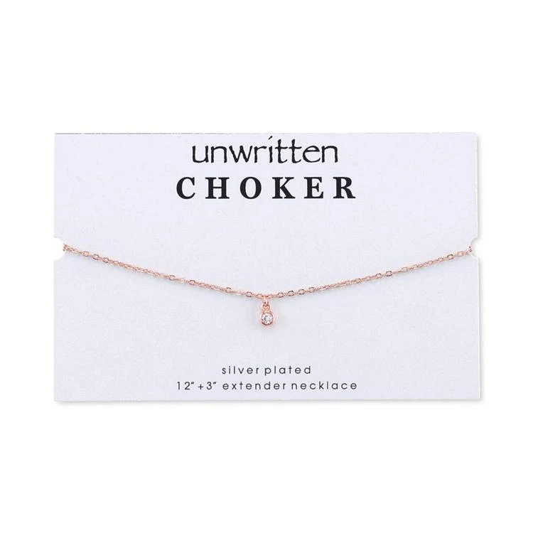 商品Unwritten|镀玫瑰金短项链Choker,价格¥85,第3张图片详细描述