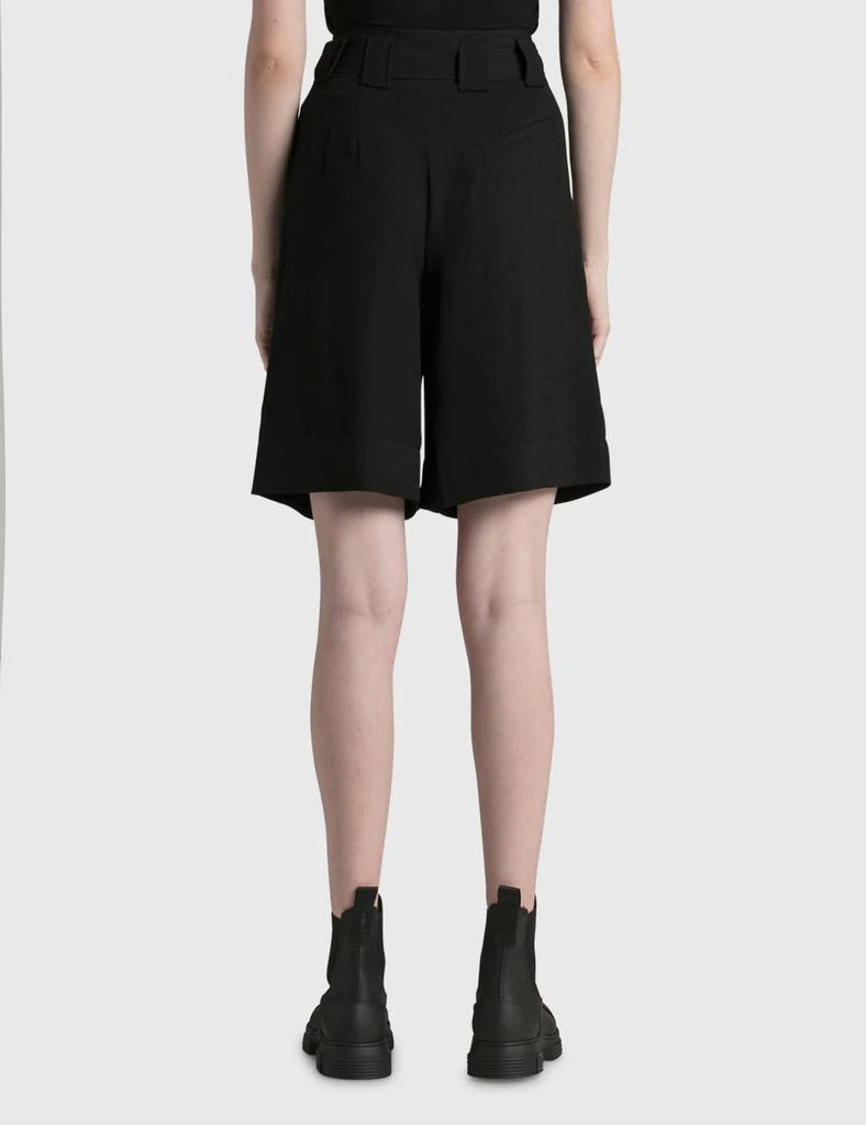 商品Ganni|Pleated Bermuda Shorts,价格¥635,第3张图片详细描述