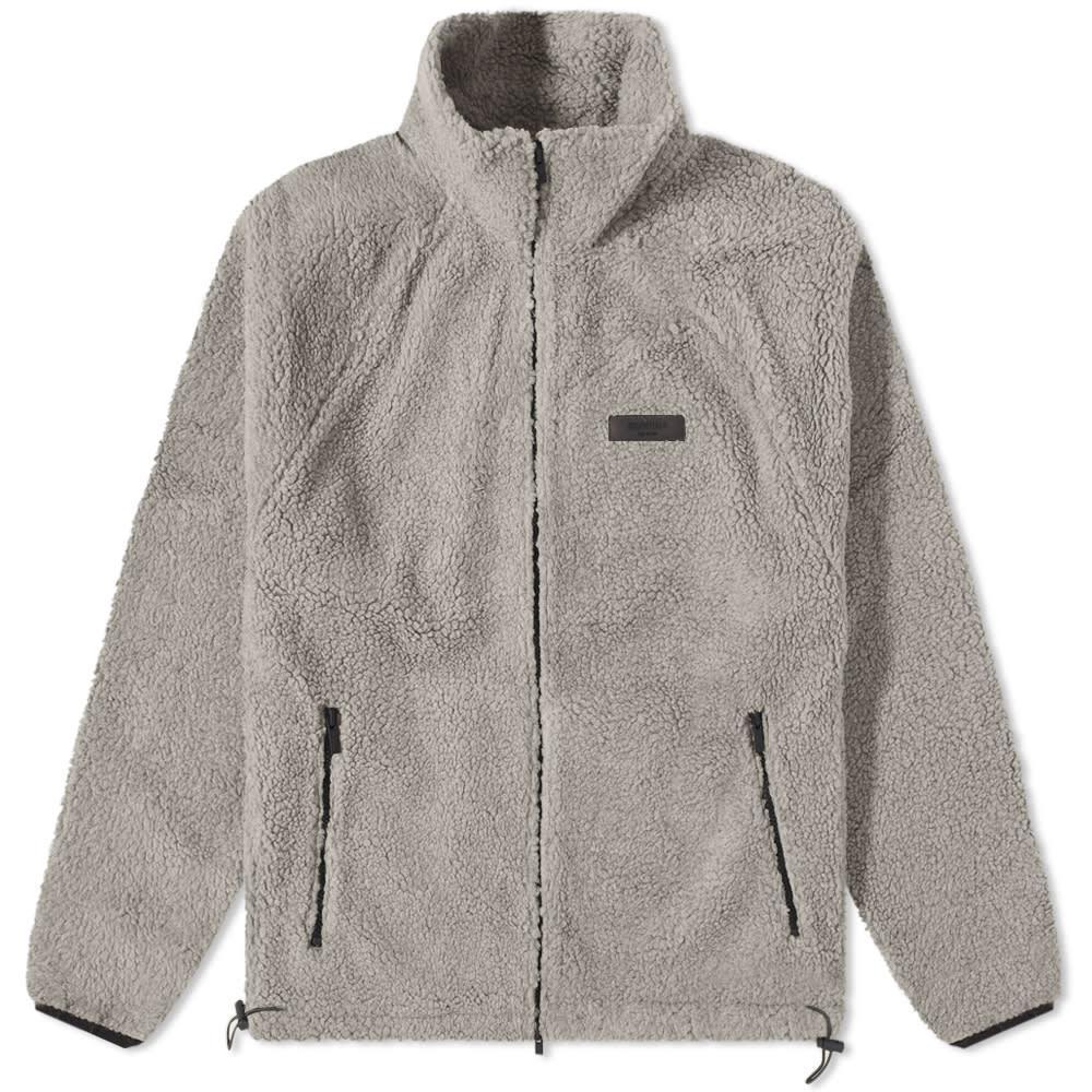 商品Essentials|Fear of God ESSENTIALS Polar Fleece Zip Jacket - Dark Oatmeal,价格¥959,第1张图片