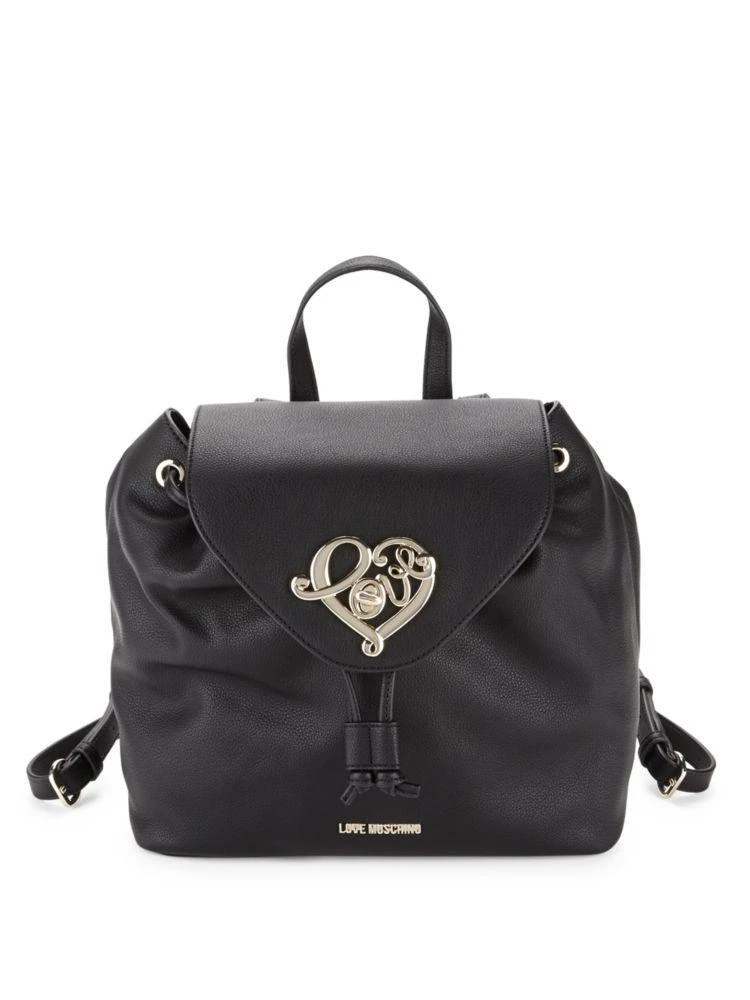 商品Moschino|Faux Leather Drawstring Backpack,价格¥826,第1张图片