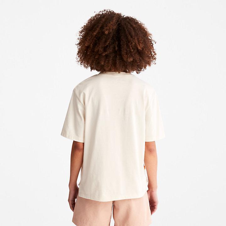 商品Timberland|TimberCHILL™ Pocket T-Shirt for Women in White,价格¥185,第4张图片详细描述