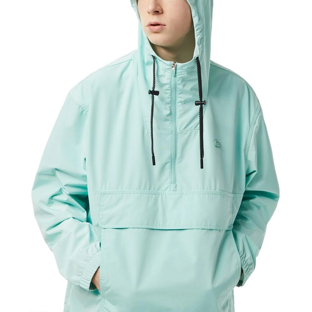 商品Lacoste|Men's Cropped Pull-On Hooded Jacket,价格¥603,第3张图片详细描述