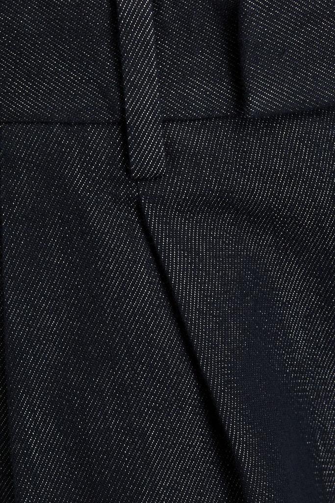 Tapered pleated denim jeans商品第4张图片规格展示