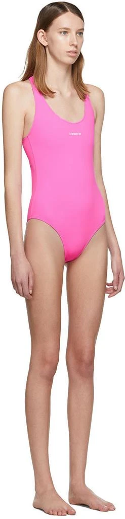 商品Vetements|Pink Logo Baywatch One-Piece Swimsuit,价格¥2271,第2张图片详细描述