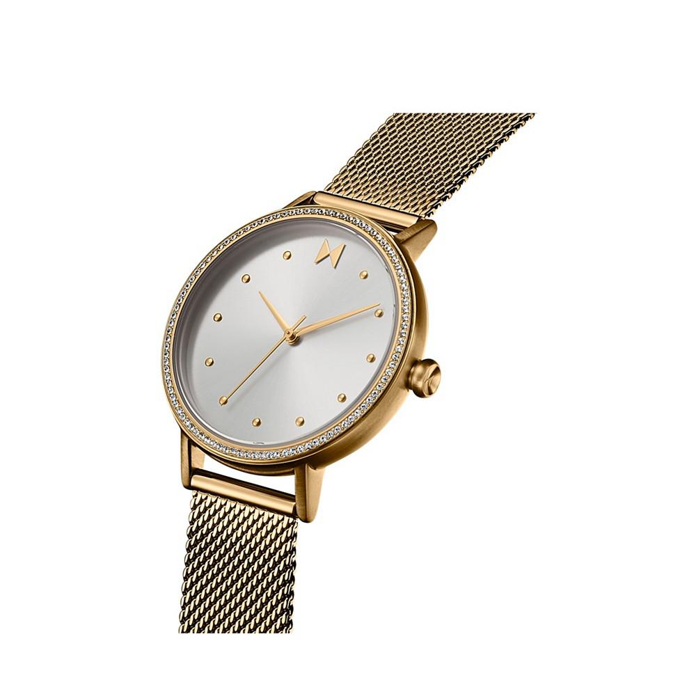 Women's Wonderland Gold-Tone Stainless Steel Bracelet Watch 30mm商品第4张图片规格展示