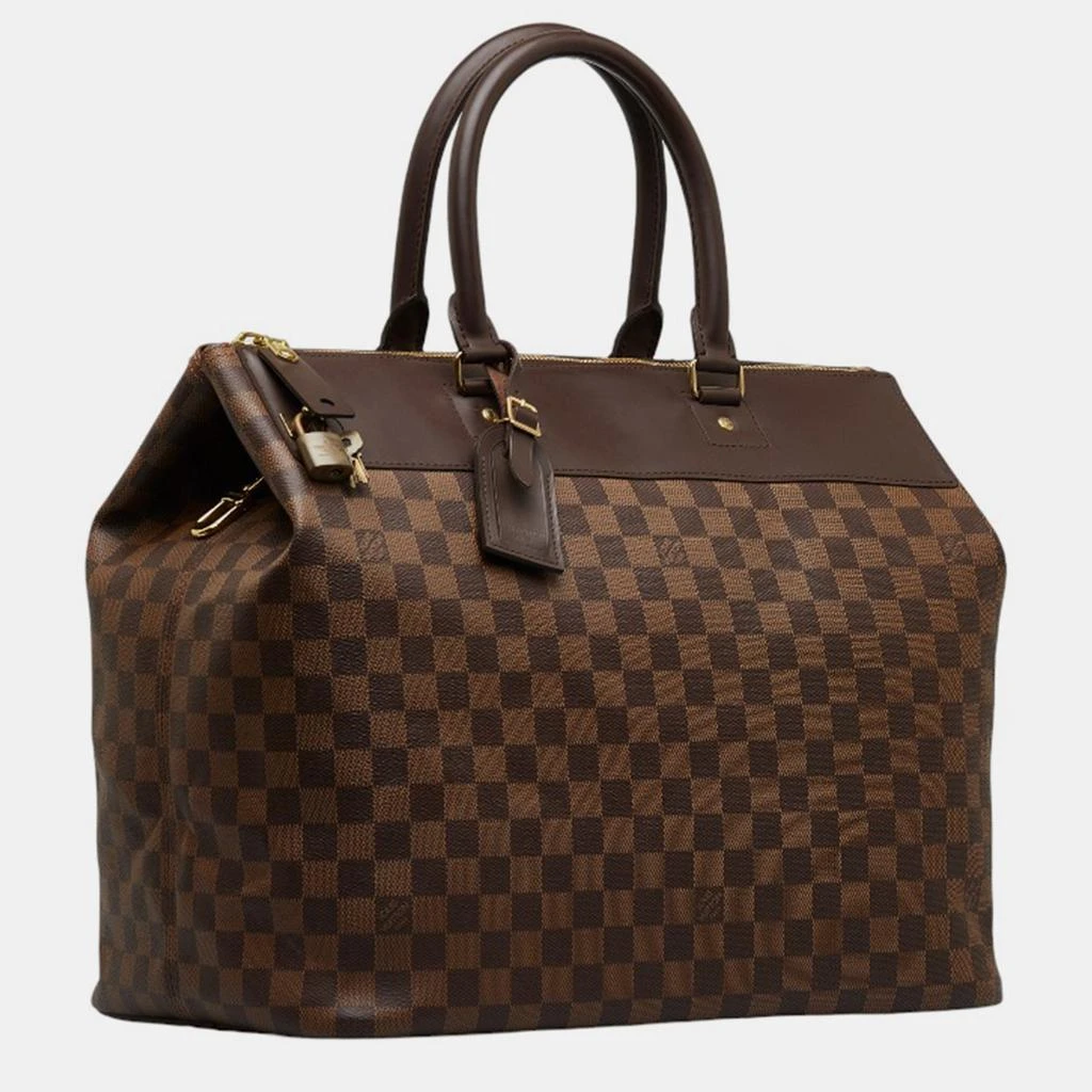 商品[二手商品] Louis Vuitton|Louis Vuitton Brown Canvas Damier Ebene Greenwich PM Satchel Bag,价格¥9461,第2张图片详细描述