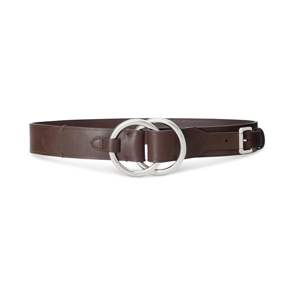 商品Ralph Lauren|Women's Smooth Leather Bend-Back Belt,价格¥443,第1张图片