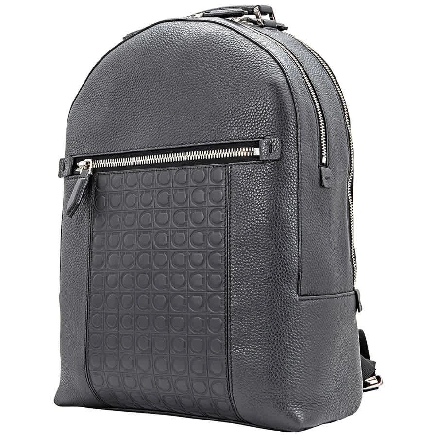 商品Salvatore Ferragamo|Ferragamo Mens Black Backpack 24A102 704098,价格¥5559,第1张图片