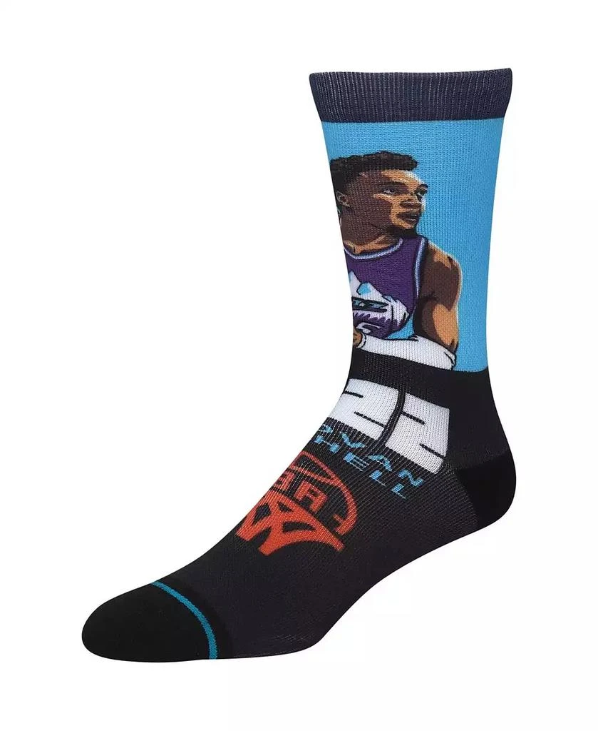 商品Stance|Men's Donovan Mitchell Utah Jazz Graded Player Crew Socks,价格¥151,第1张图片