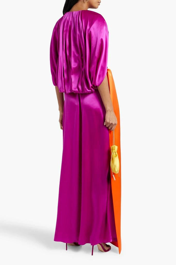 商品ROKSANDA|Milena cape-effect silk-satin maxi dress,价格¥8944,第3张图片详细描述