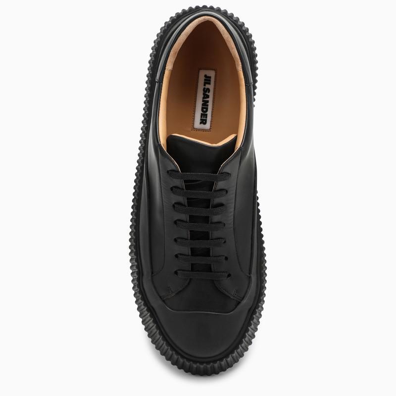 商品Jil Sander|Leather sneakers with an oversized sole,价格¥3672,第5张图片详细描述