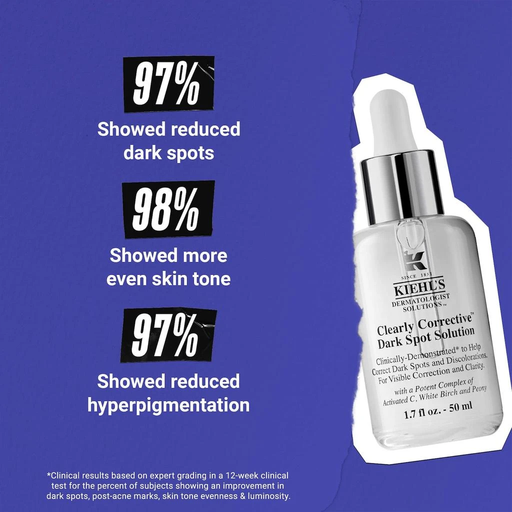 商品Kiehl's|Clearly Corrective™ Dark Spot Correcting Serum with Vitamin C,价格¥269,第4张图片详细描述