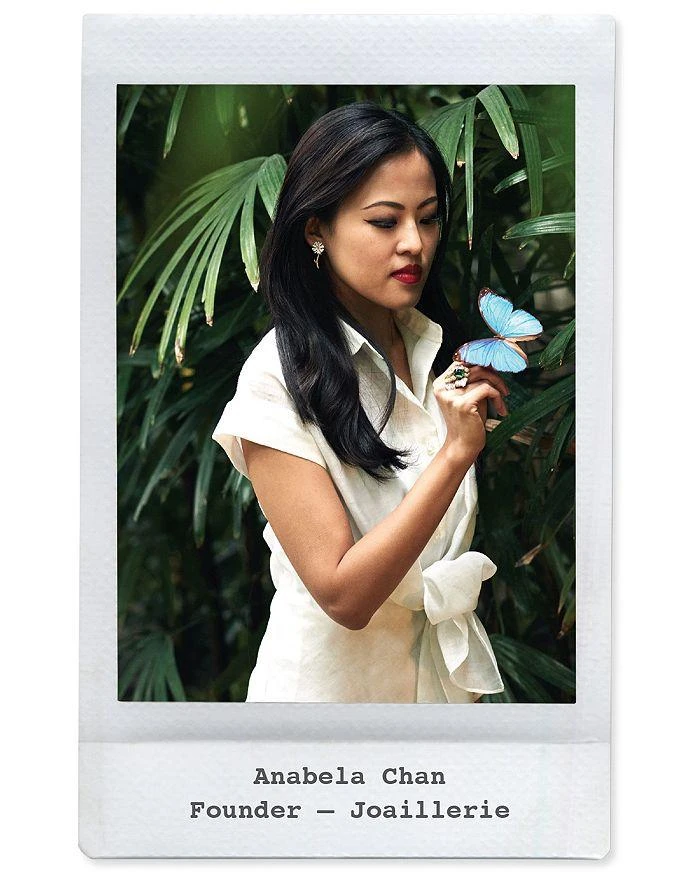 商品Anabela Chan|18K Yellow Gold Plated Sterling Silver English Garden Simulated Gemstone & Diamond Posie Earrings,价格¥10226,第3张图片详细描述