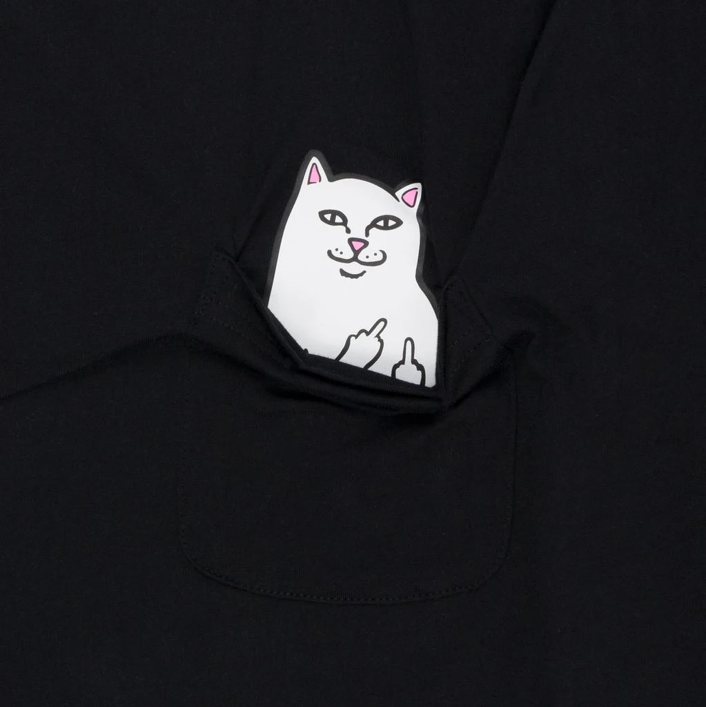 商品RIPNDIP|Lord Nermal Pocket Tee (Black)T恤,价格¥289,第3张图片详细描述