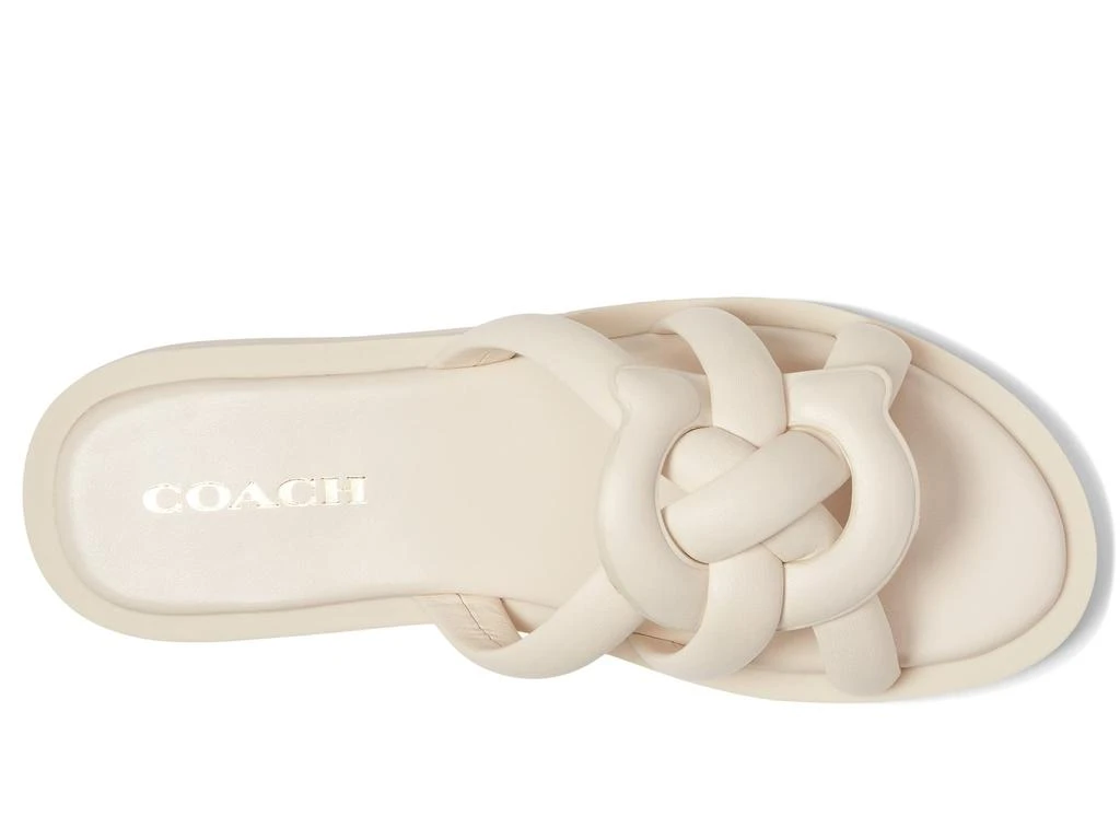 商品Coach|Georgie Leather Sandal,价格¥949,第2张图片详细描述