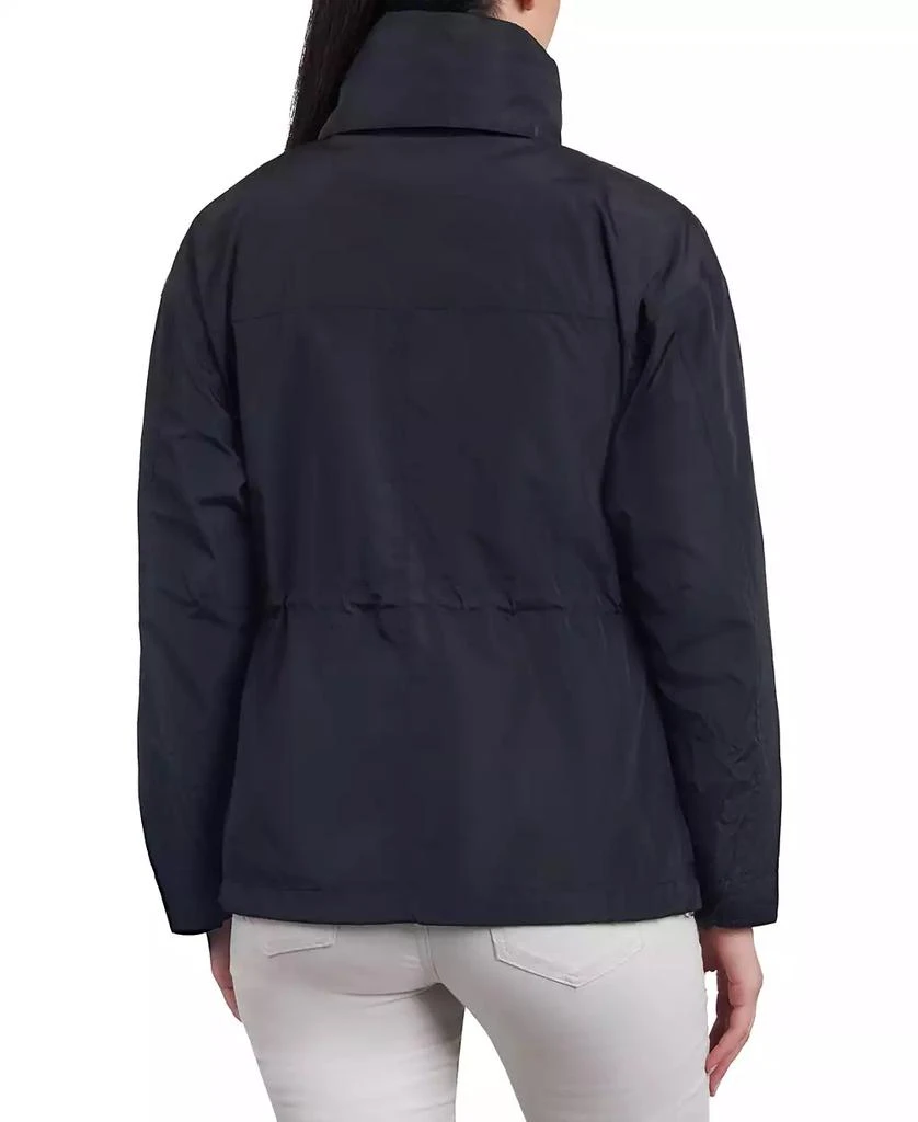 商品Michael Kors|Women's Petite Hooded Bomber Raincoat,价格¥404,第2张图片详细描述