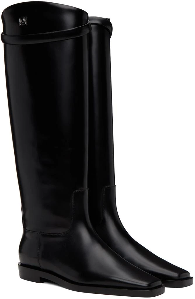 商品Totême|Black 'The Riding' Boots,价格¥7380,第4张图片详细描述