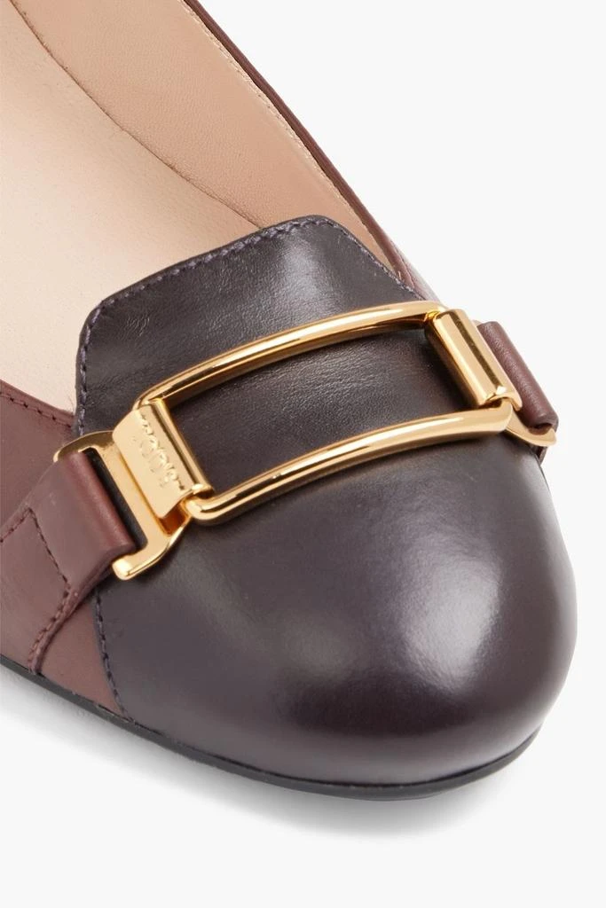 商品Tod's|Two-tone leather ballet flats,价格¥1935,第4张图片详细描述