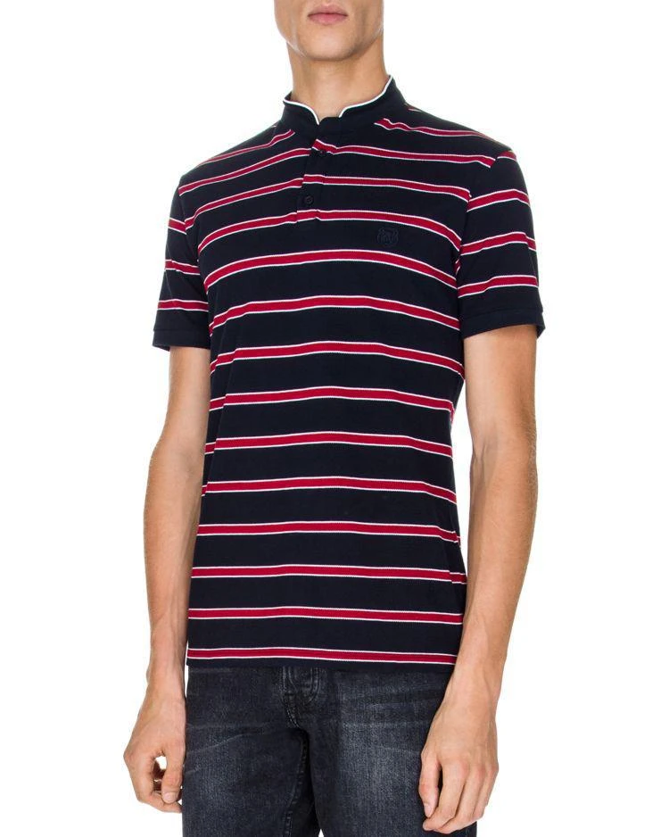 商品The Kooples|Piqué Striped Regular Fit Polo,价格¥373,第1张图片