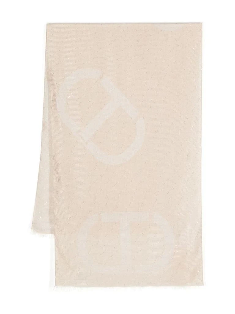 商品TWINSET|TWINSET Jacquard patterned scarf,价格¥780,第1张图片