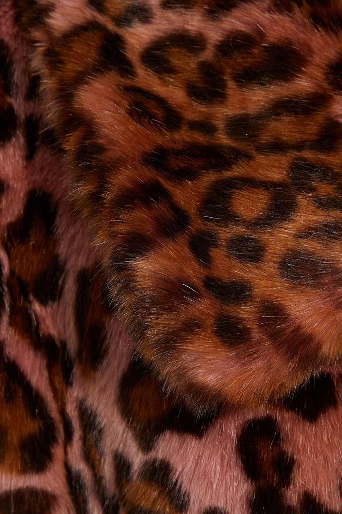 Urban Tiger leopard-print faux fur jacket商品第4张图片规格展示