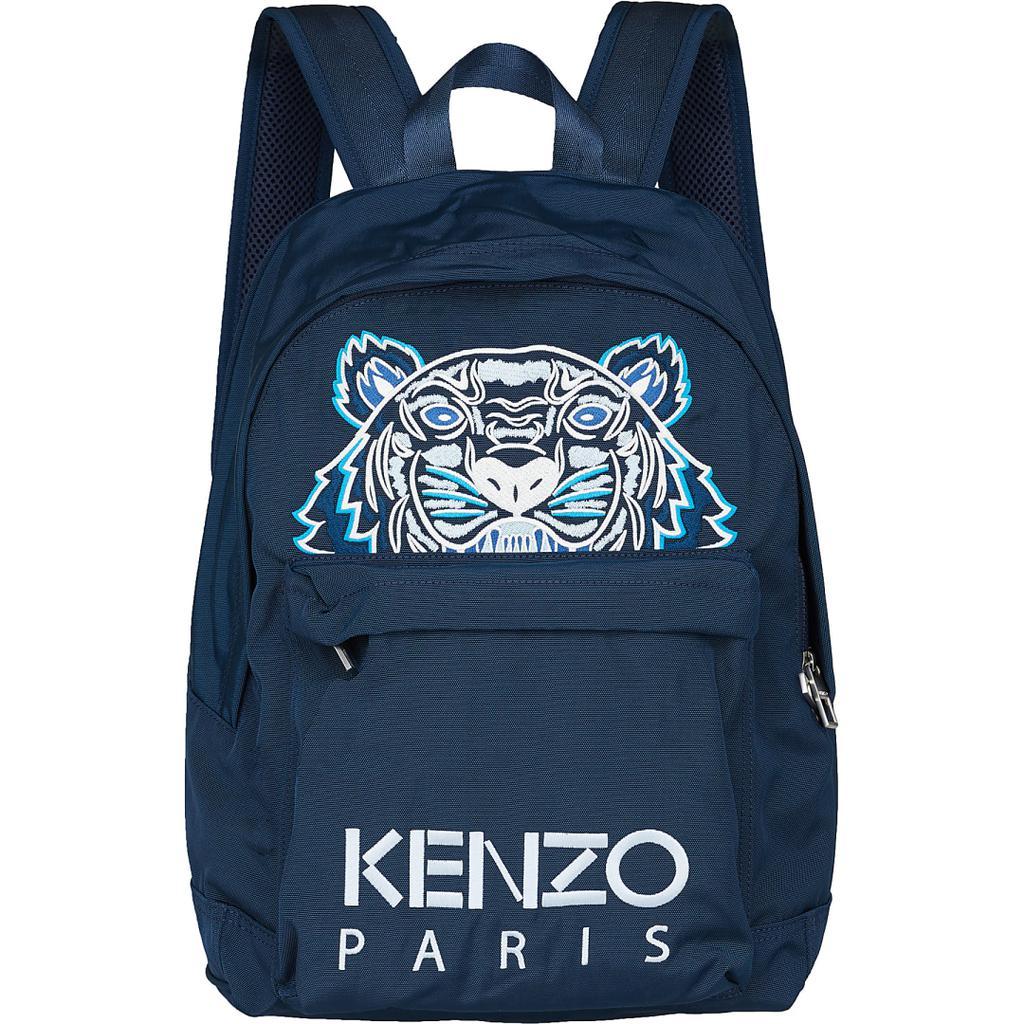 商品Kenzo|Canvas Kampus Tiger Backpack - Midnight Blue,价格¥1830,第1张图片