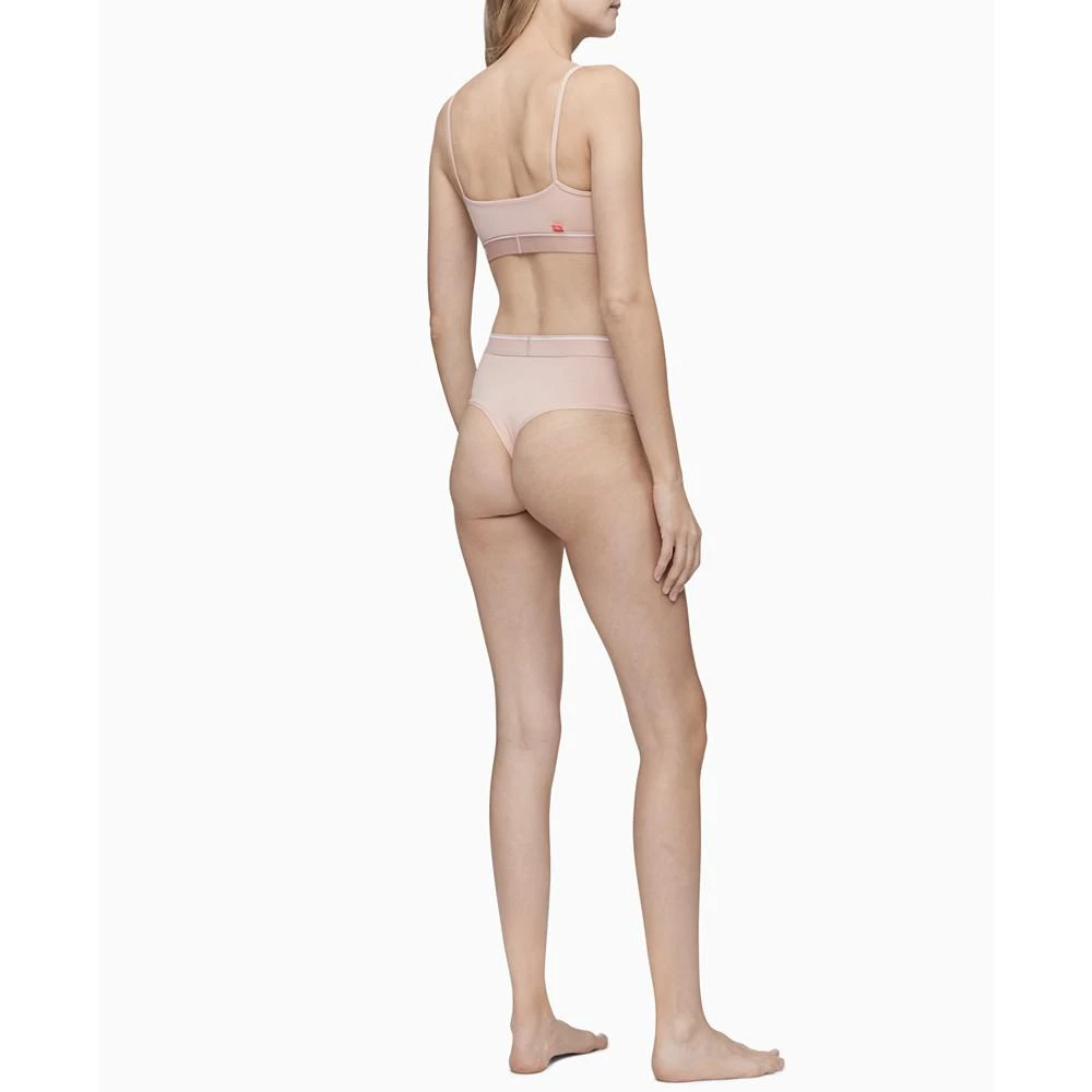 商品Calvin Klein|Women's CK One High-Waist Thong Underwear,价格¥91,第2张图片详细描述
