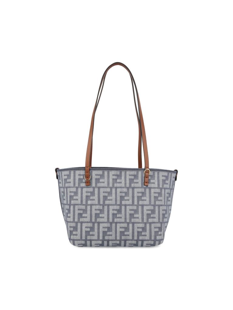 Fendi Fendi Roll FF Jacquard Small Tote Bag - Tote Bags