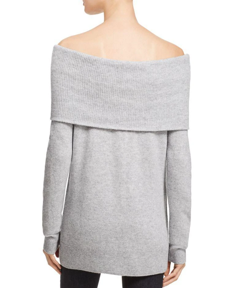 商品AQUA|AQUA Cashmere Off-the-Shoulder Sweater - 100% Exclusive,价格¥290,第2张图片详细描述