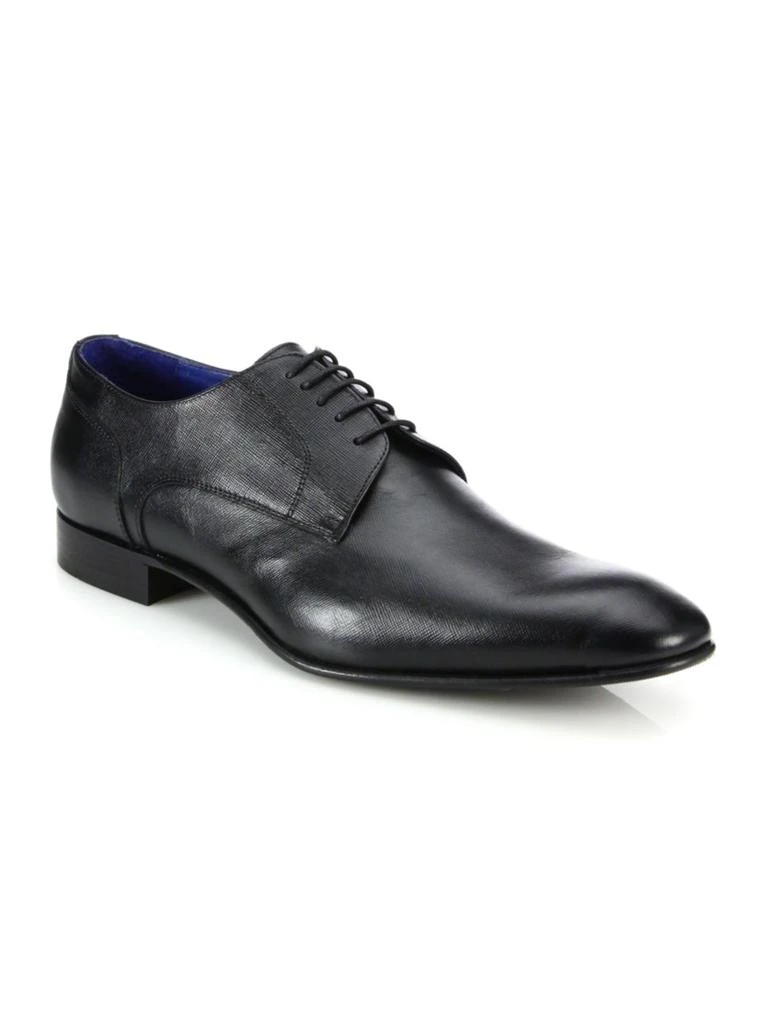 商品Saks Fifth Avenue|Saks Fifth Avenue - COLLECTION Frazier Textured Leather Derby Shoes,价格¥609,第1张图片