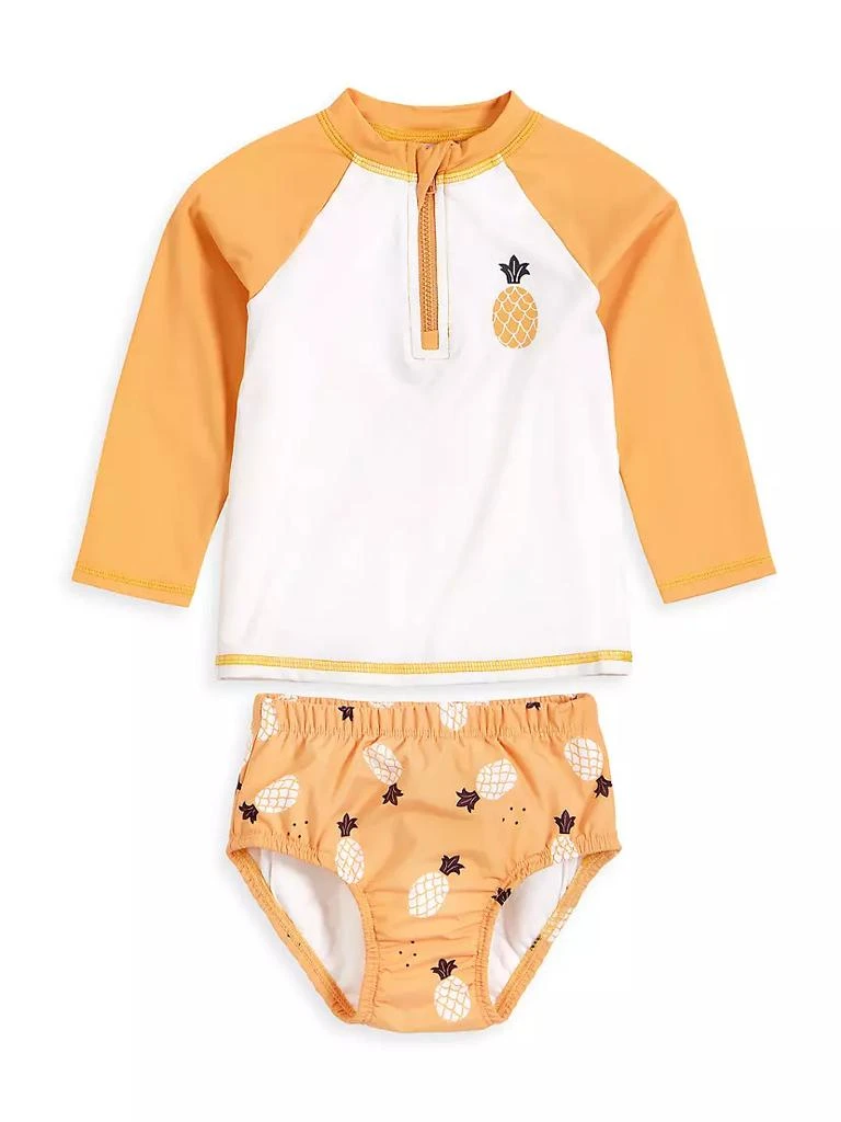 商品Petit Lem|Baby Girl's Rashguard & Swim Diaper Set,价格¥169,第1张图片