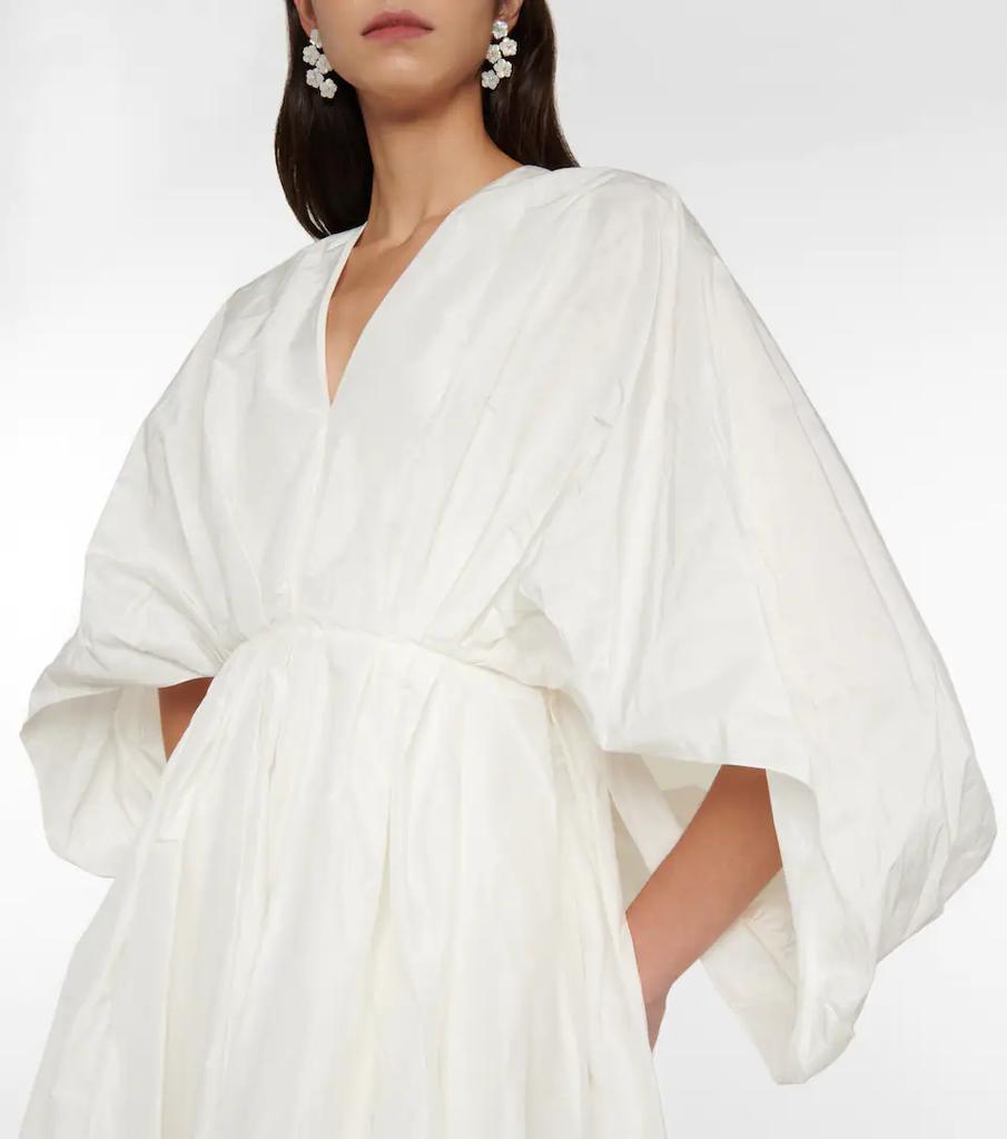 商品ROKSANDA|新娘造型 — Tela棉质与真丝塔夫绸长礼服,价格¥27538,第6张图片详细描述