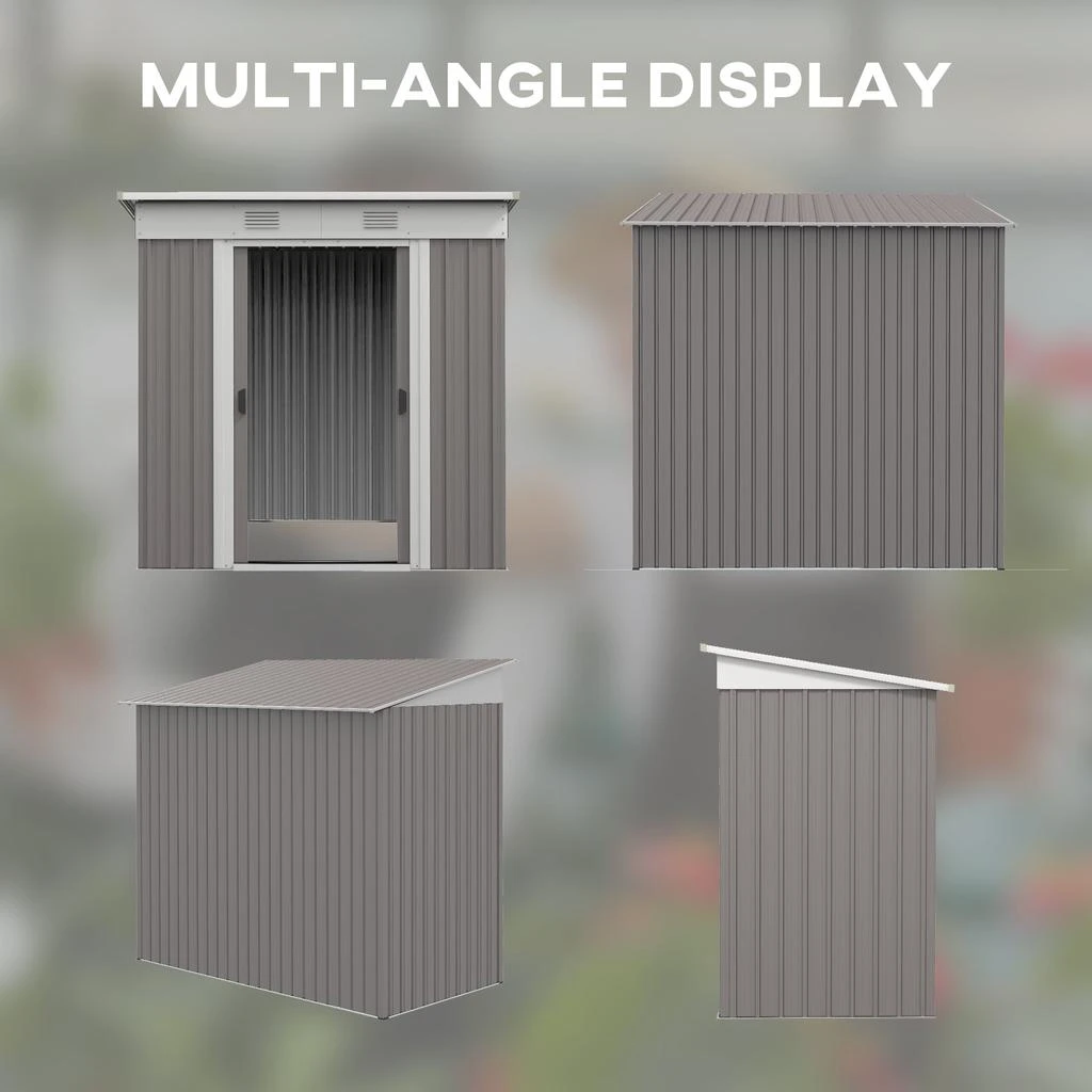 商品Streamdale Furniture|Streamdale Secure and Spacious Outdoor Shed for Garden Tools and Equipment,价格¥4060,第4张图片详细描述