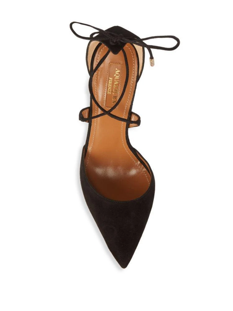 商品Aquazzura|Matilde 麂皮尖头高跟鞋,价格¥1576,第4张图片详细描述