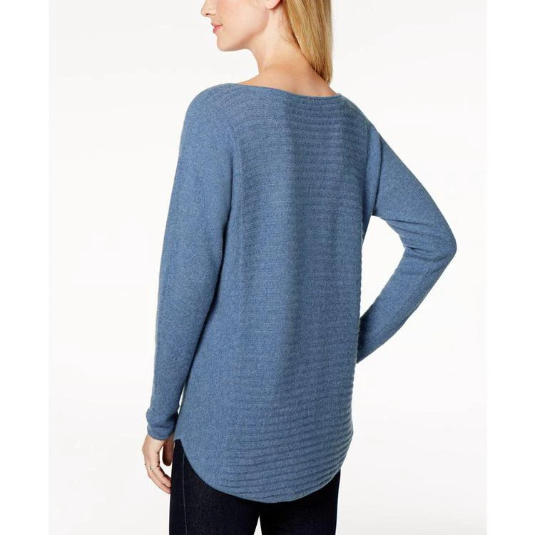 商品Charter Club|小码 Cashmere Ribbed Shirttail Sweater, Created for Macy's,价格¥479,第3张图片详细描述