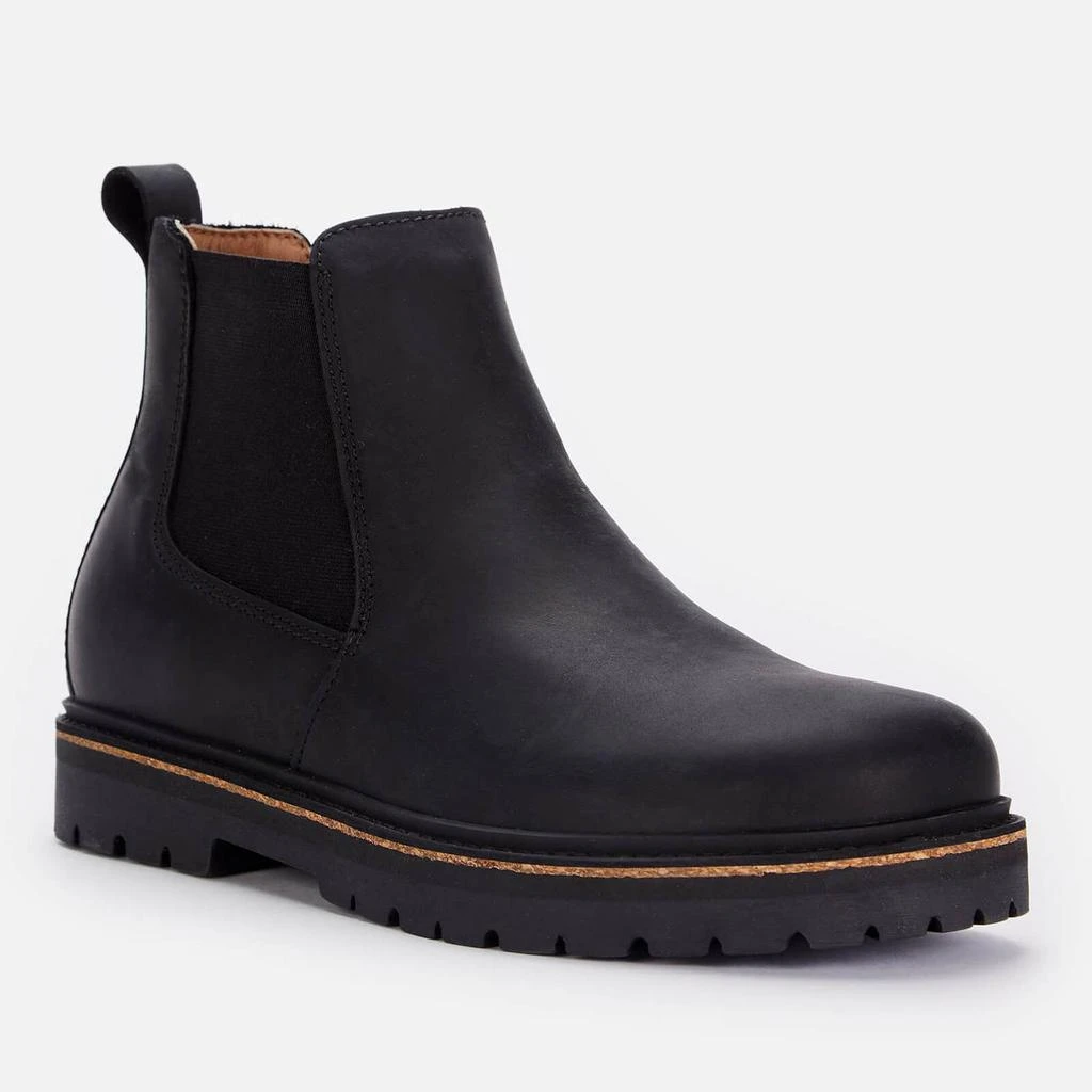 商品Birkenstock|BIRKENSTOCK WOMEN'S STALON NUBUCK CHELSEA BOOTS - BLACK,价格¥1475,第2张图片详细描述