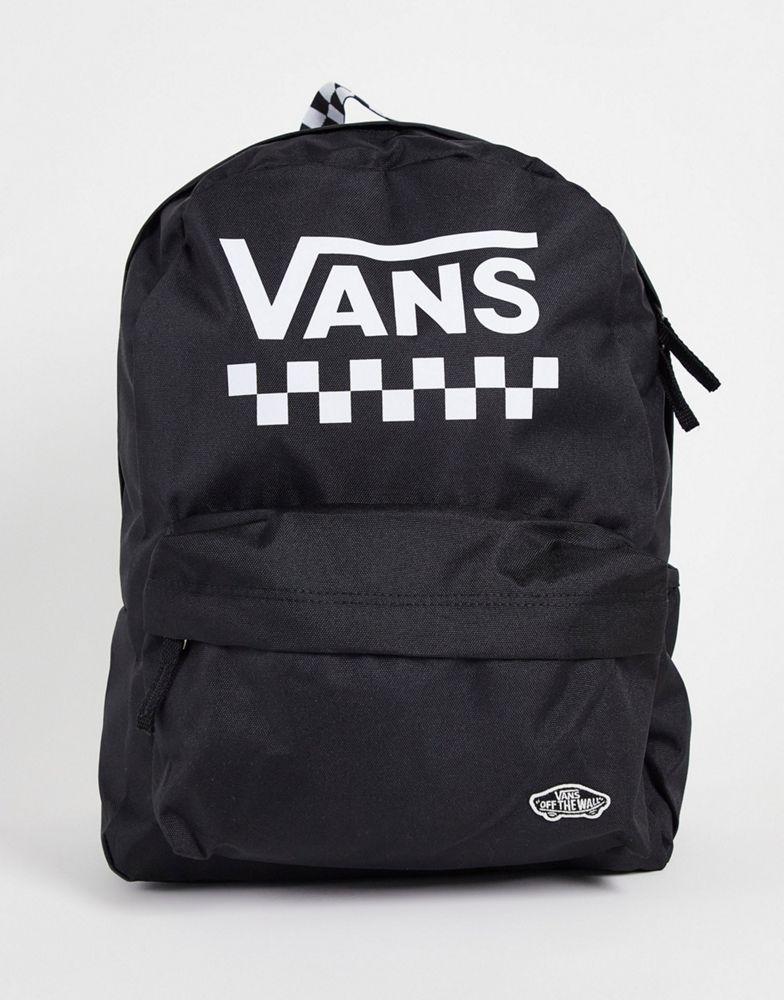 Vans Street Sport realm backpack in black商品第1张图片规格展示