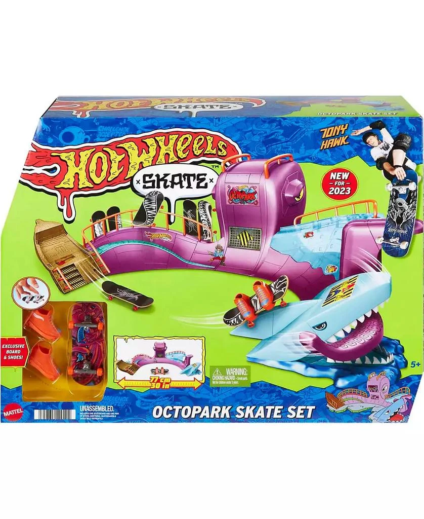 商品Hot Wheels|Skate Octopark Playset, with Exclusive Fingerboard and Skate Shoes,价格¥150,第2张图片详细描述