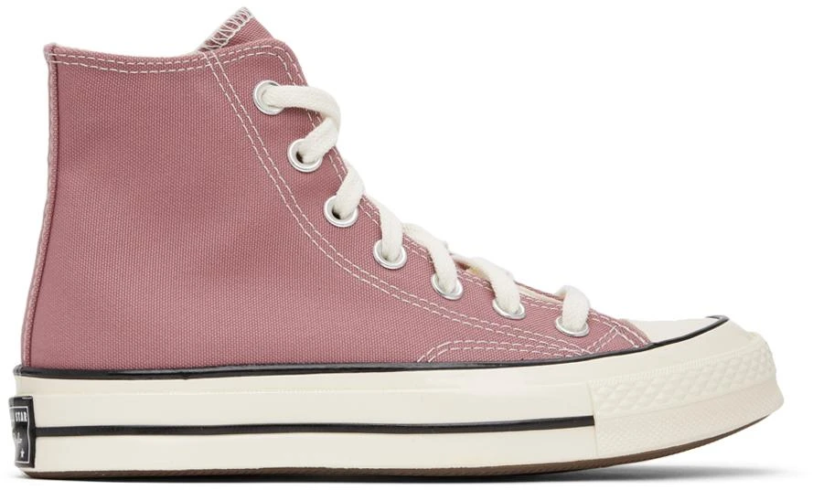 商品Converse|Pink Recycled Canvas Chuck 70 Hi Sneakers,价格¥640,第1张图片