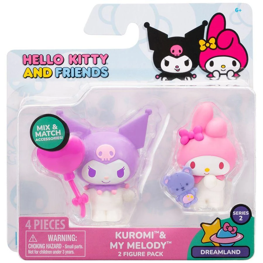 Hello Kitty and Friends Dreamland 2 Figure Pack 2 Inch 商品