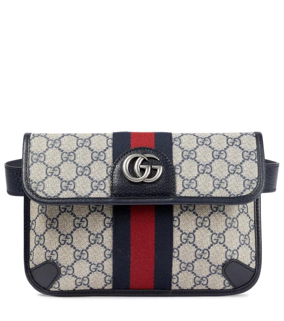 Gucci]古驰Gucci女款腰包|Ophidia GG Small belt bag 布衬里, 帆布