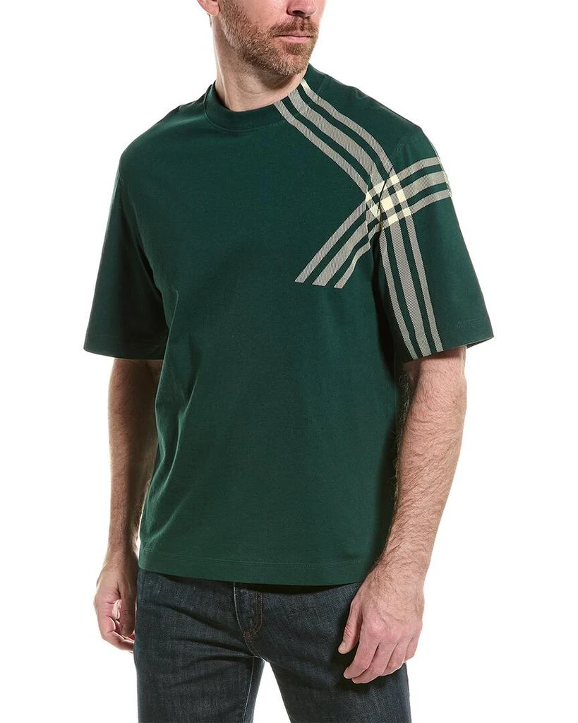 商品Burberry|Check Sleeve T-Shirt,价格¥3045,第1张图片