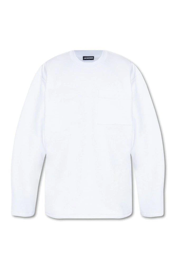 商品Jacquemus|Jacquemus Logo Embroidery Long-Sleeved T-Shirt,价格¥1172,第1张图片