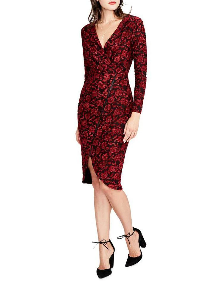 商品RACHEL Rachel Roy|Floral Long-Sleeve Sheath Dress,价格¥1062,第5张图片详细描述