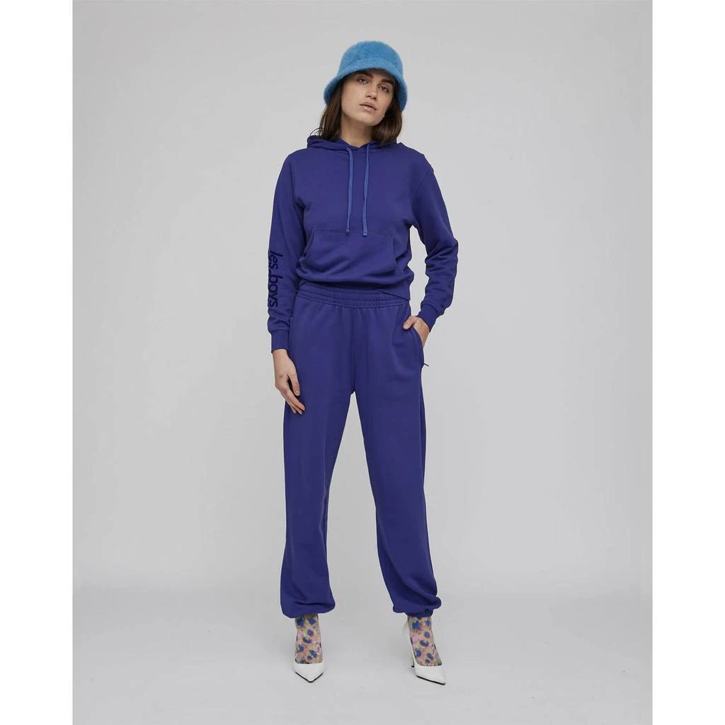 商品The Hut|Les Girls Les Boys Women's Loopback Slim Hoody - Blue,价格¥333,第2张图片详细描述