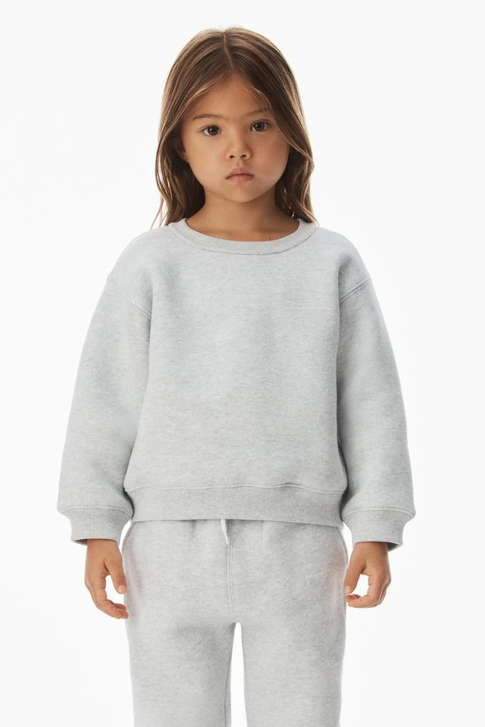 商品Alexander Wang|Kids Logo Sweatshirt In Essential Terry,价格¥846,第1张图片