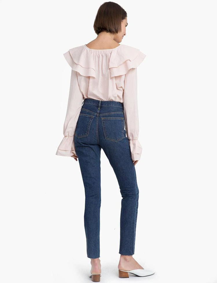Pink Ruffle Off The Shoulder Shirt 商品